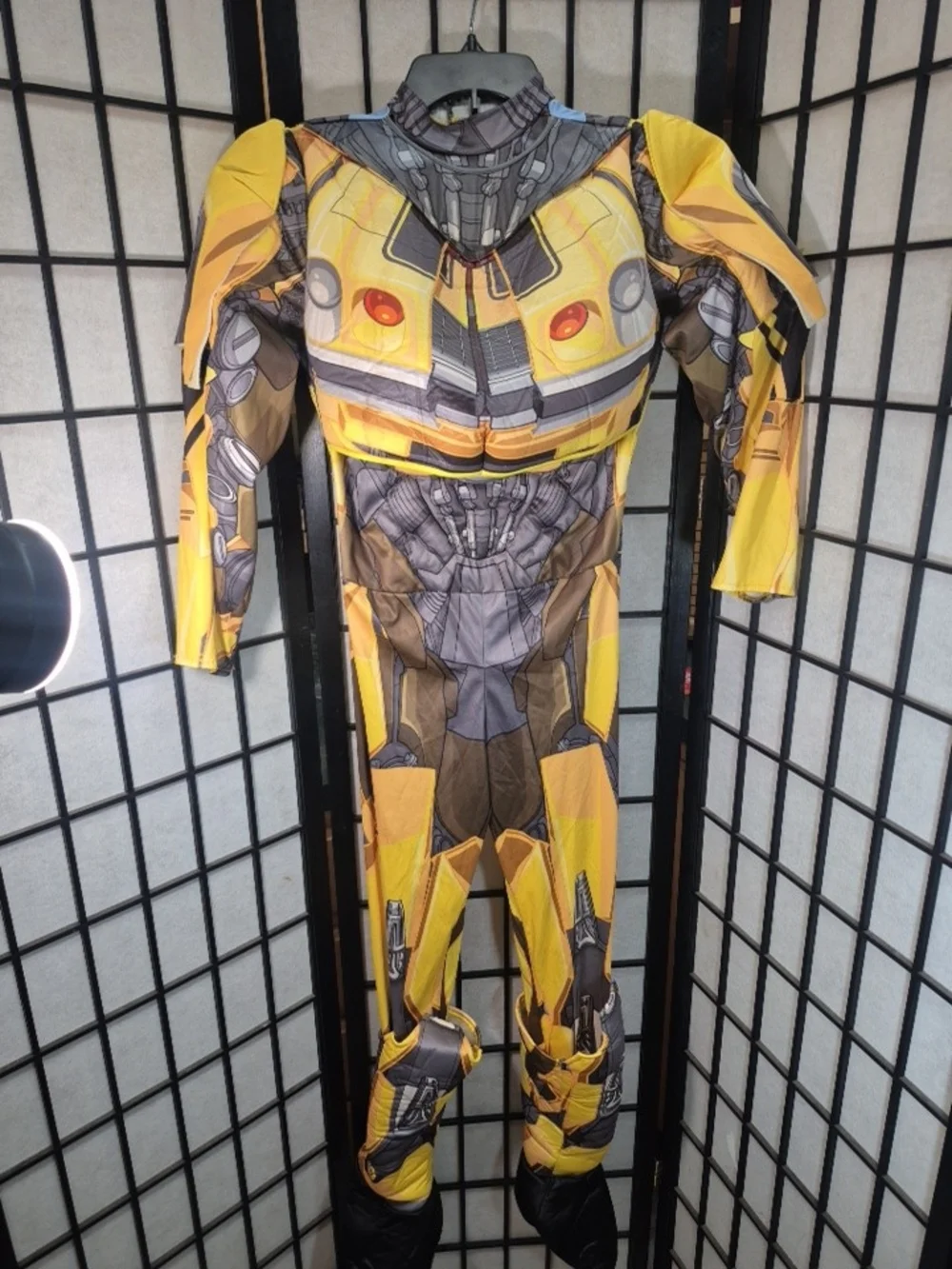 Transformers Bumblebee Mask & Costume 2pc Set Size L (10-12)